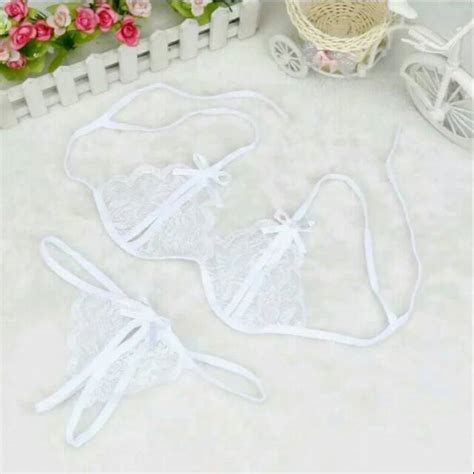 Jual SK Sexy Bikini Bra Set Putih Shopee Indonesia