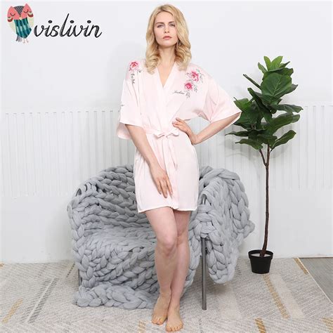 Buy Vislivin 2018 New Printing Floral Sexy Bathrobe