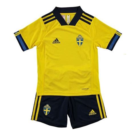 Sverige Barn Hjemmedrakt 2021 Retro Fotballdrakter Brasil Fotballdrakt