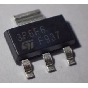 Transistor Mosfet STN3P6F6 SOT 223 SMD 60V 3A 3P6F6