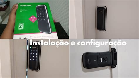 Instalação e passa a passo da configuração da fechadura digital Fr 101