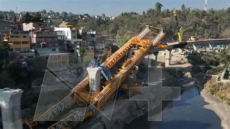 As Se Ve Desde El Aire Zona Del Colapso De Lanzadera En Obras Del Tren