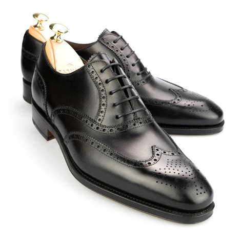 WINGTIP DRESS OXFORDS IN BLACK CALF | CARMINA