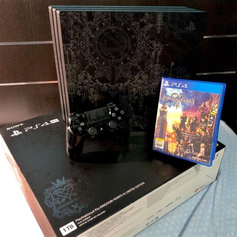 Ps4 Pro Kingdom Hearts Iii Limited Edition Video Gaming Video Game