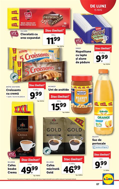 Catalog Oferte Lidl Super Saptamana Cantitatii Xxl Din Mai