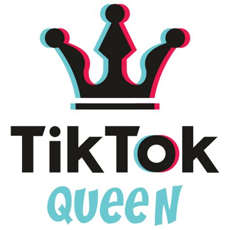 Tik Tok Logo With Crown