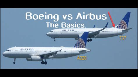 Boeing Vs Airbus The Differences YouTube