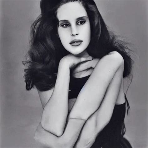 Portrait Of Lana Del Rey Photographed By Richard Avedon Stable