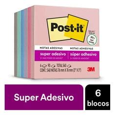 Bloco de Notas Super Adesivas Post it Coleção Paixão por Viajar 76