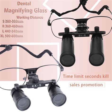 Dental Loupes 8x 6x 5x 4x Surgical Magnifying Glass Medical Binoculars Surgical Magnifier For