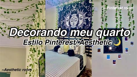 Decorando Meu Quarto Estilo Pinterest Aesthetic Tour Pelo Quarto