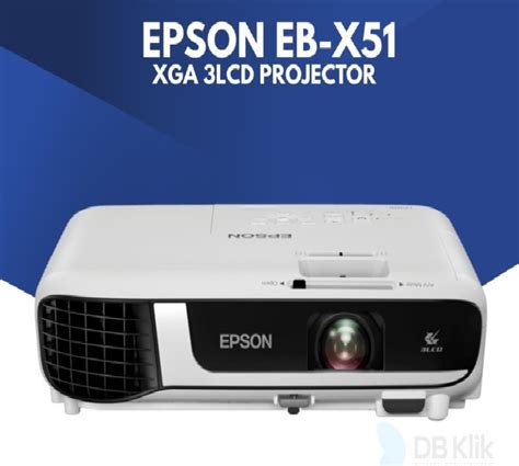 Lcd Proyektor Epson Eb X Lumens Siplah