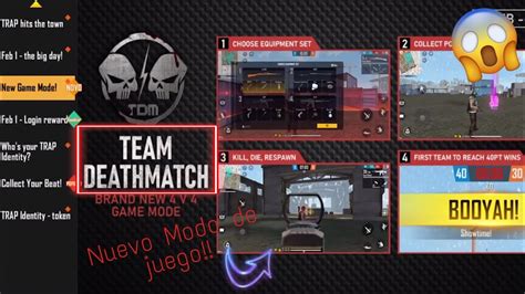 Nuevo Modo De Juego Team Deathmatch Nueva Personaje Con Su