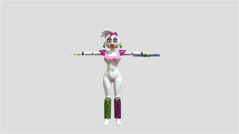 Sexy Glamrock Chica Download Free 3d Model By Roxannetheartist945