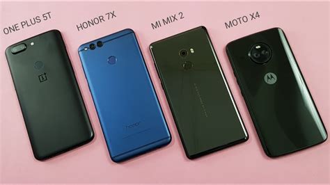 One Plus T Vs Mi Mix Vs Moto X Vs Honor X Speedtest Comparison