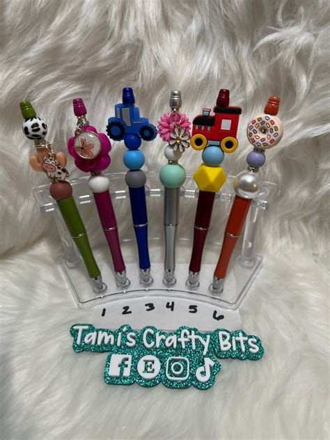 Custom Specialty Focal Bead Pens Character Beads Silicone Etsy