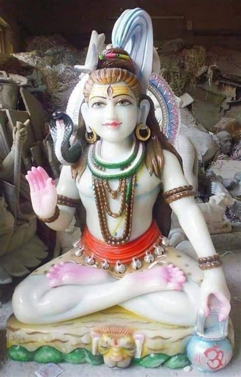 White Marble Shiv Statue At Rs Marble Shiv Parivar Murti In