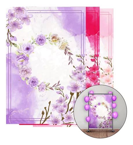 Painel Retangular Para Casadinho Floral Flores X Mt Mercadolivre