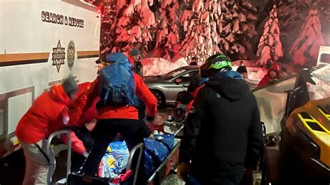 Video Skier Rescued From Avalanche In Utah Wilderness Abc News