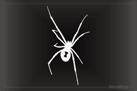 Black Widow Spider Decal