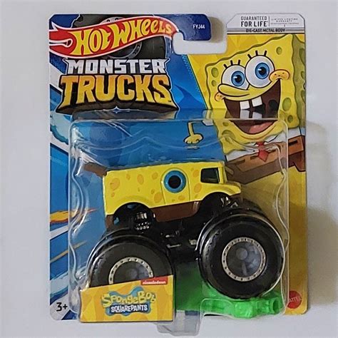Jual Hot Wheels Monster Trucks Spongebob Squarepants Shopee Indonesia