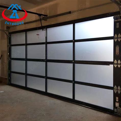 Glass Single Car Garage Door Zhongtai