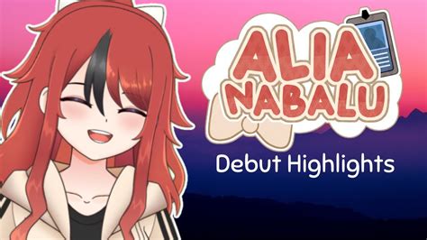 Alia Nabalu Vtuber Debut Hightlights Malaysia Vtuber YouTube