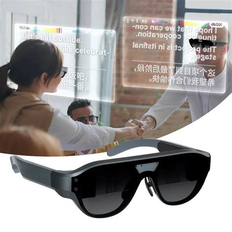 Multiple Languages Instant Translation Ar Glasses For Hearing Impaired