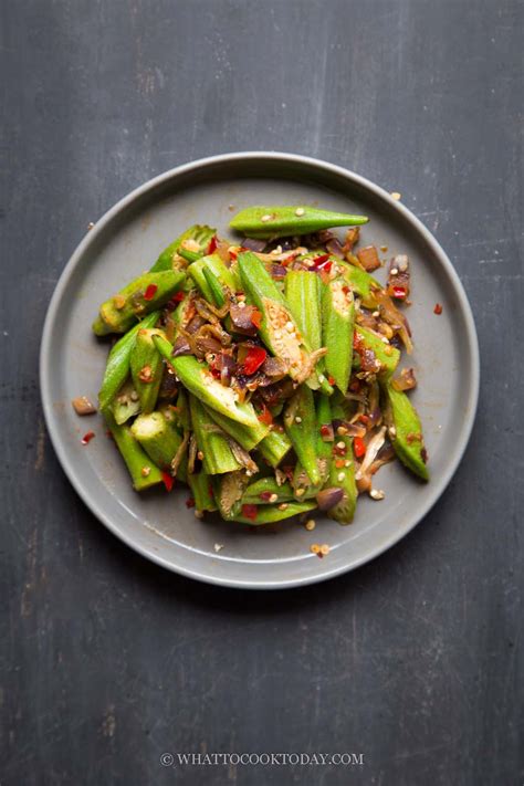 Stir Fried Sambal Okra Lady Finger Sambal Bhindi