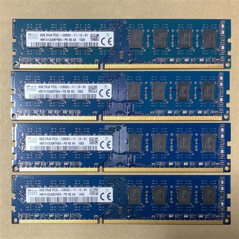 Yahooオークション 8gb×4枚セット Sk Hynix Pc3l 12800uddr3l 1600