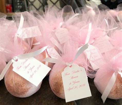 Rose Gold Bridal Shower Bath Bomb Favors Free Shipping 5oz Etsy
