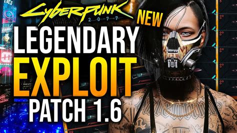 Cyberpunk Legendary Glitch Best Weapons Fast Money Patch