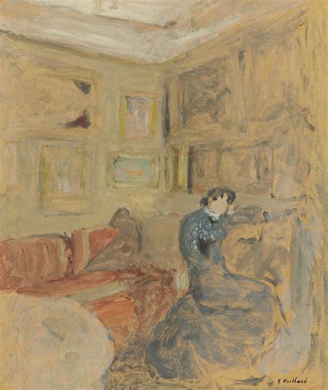 Madame Hessel Dans Son Petit Salon by Édouard Vuillard Artvee