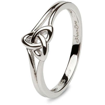 Silver Women S Celtic Trinity Rings Trinity Knot Ring Celtic Trinity