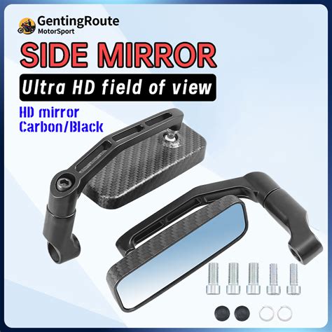 Universal Side Mirror Rear View Mirror Alloy Cnc Racing Rearview Mirror