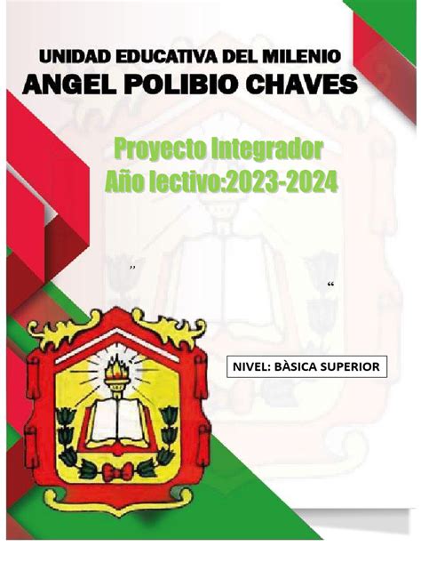 Proyecto Integrador Tercer Trimestre Pdf