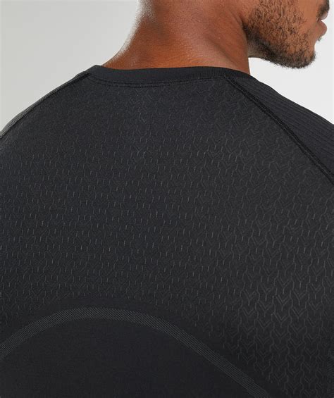 Gymshark 315 Seamless T Shirt Black Gymshark