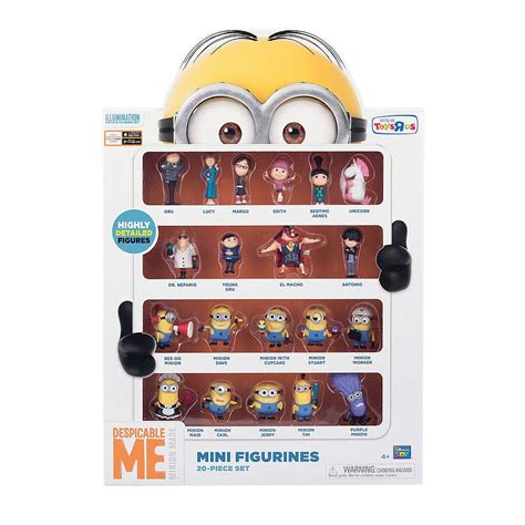 Despicable Me 20 Piece Minion Figures Set Despicable Me Mini Figures