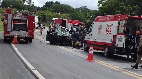 Confirmadas Três Mortes Em Acidente Na Br 101 Bahia No Ar