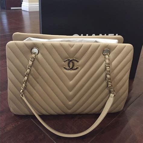 Authentic Beige Chanel Handbag | Chanel handbags, Bags, Authentic chanel bags