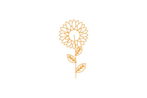 Sunflower Flowers Design Vector Graphic By Workiestudio · Creative Fabrica