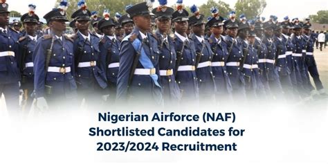 List Of Shortlisted Nigerian Airforce Applicants For 2023 2024