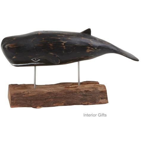 Archipelago Sperm Whale on Driftwood D409, size small, perfect gift for the sea lover or ...