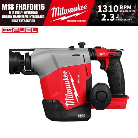 Milwaukee M18 Fhafoh16 3311 M18 Fuel Overhead Rotary Hammer W