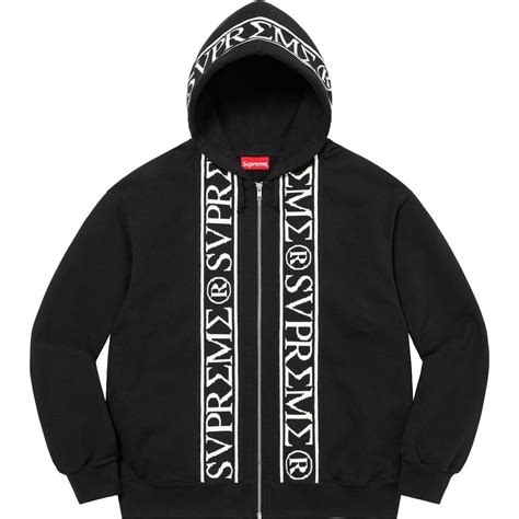 Roman Zip Up Hooded Sweatshirt Spring Summer 2023 Supreme