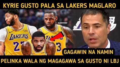 Nagsalita Na Si Kyrie Sa Pagsasama Nila Ni Lebron Sa Lakers Pelinka