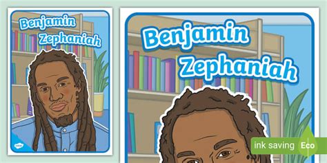 Benjamin Zephaniah Display Poster Professor Feito Twinkl