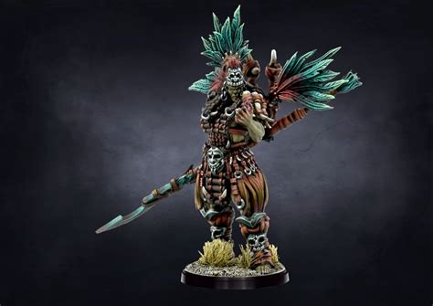 Meet The Wadrhŭn Matriach Ready To Kick Ass In Conquest OnTableTop
