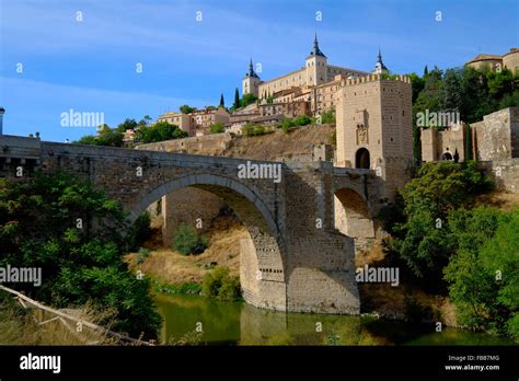 Alcantara Bridge Toledo Spain ES Tagus River Stock Photo - Alamy