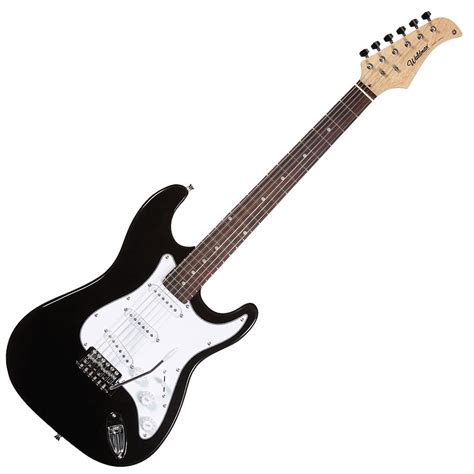 Guitarra Strato 3 Captadores Single ST 111 bk Waldman em Promoção